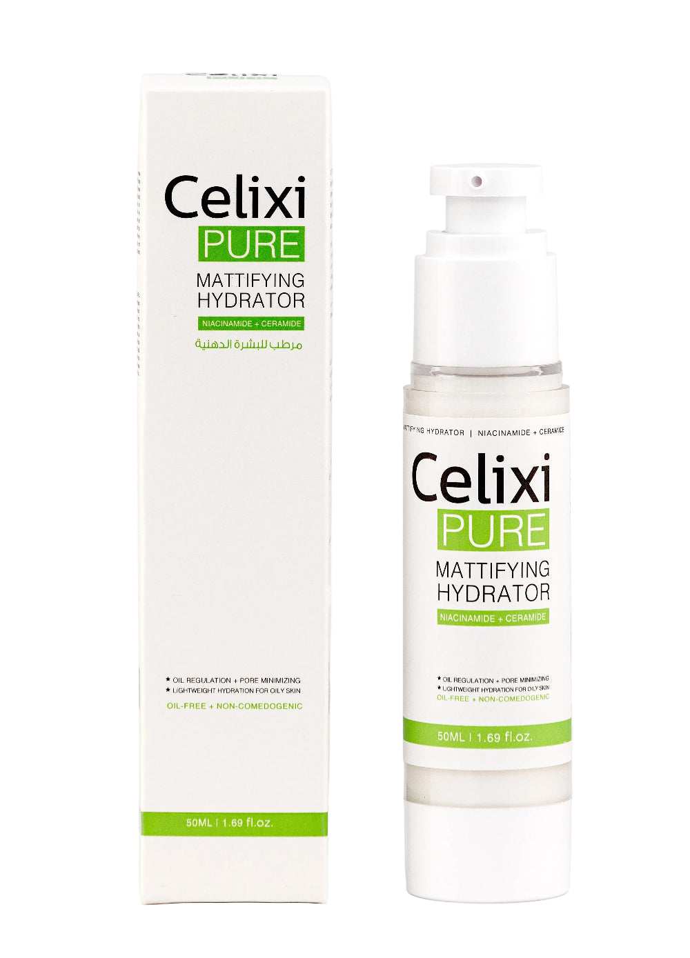 Celixi® Pure 🇺🇸 - Mattifying Hydrator - Niacinamide + Ceramide 3 Oil-Free Moisturizer