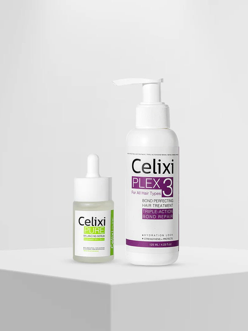 Hair & Skin Confidence Duo | Plex 3 Treatment + Pure Balancing Serum